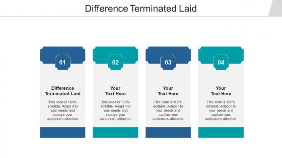 Difference terminated laid ppt powerpoint presentation pictures demonstration cpb