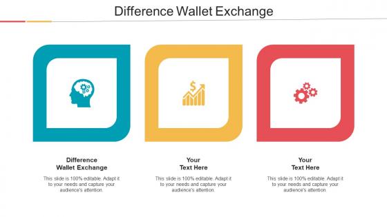 Difference Wallet Exchange Ppt Powerpoint Presentation Visual Aids Outline Cpb