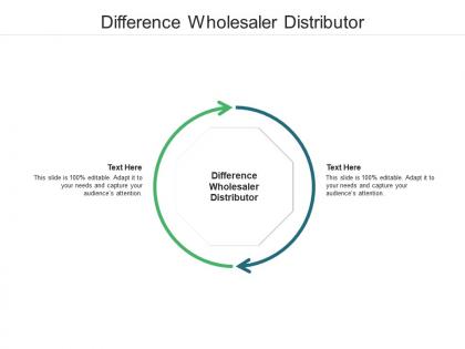Difference wholesaler distributor ppt powerpoint presentation file example cpb