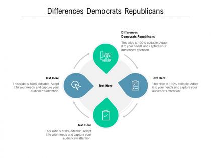 Differences democrats republicans ppt powerpoint presentation slides graphic images cpb