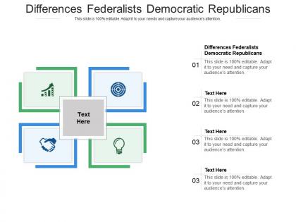 Differences federalists democratic republicans ppt powerpoint presentation model professional cpb