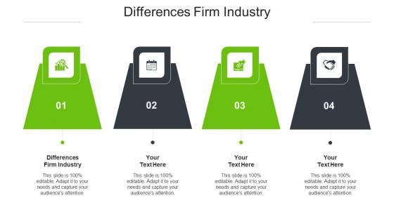 Differences Firm Industry Ppt Powerpoint Presentation Pictures Themes Cpb
