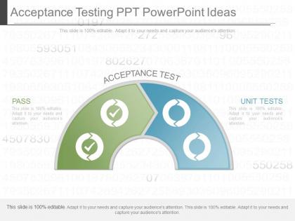 Different acceptance testing ppt powerpoint ideas