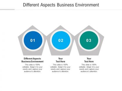 Different aspects business environment ppt powerpoint presentation pictures professional cpb