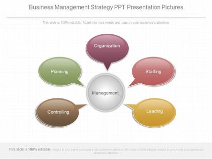 Different business management strategy ppt presentation pictures