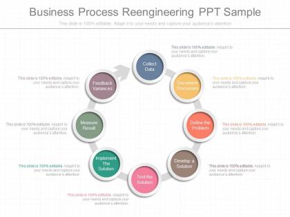 Different business process reengineering ppt sample