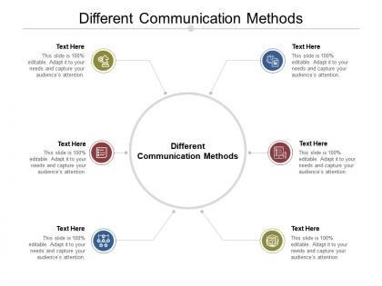Different communication methods ppt powerpoint presentation gallery visuals cpb