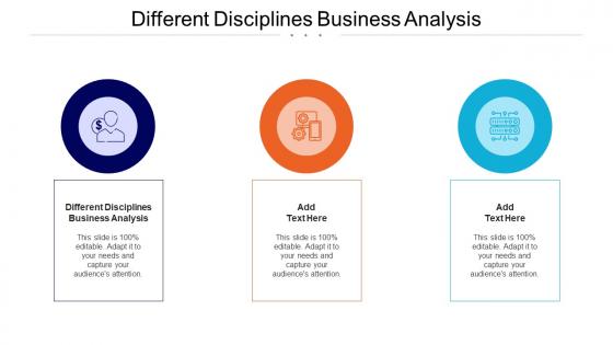 Different Disciplines Business Analysis Ppt PowerPoint Presentation Summary Cpb