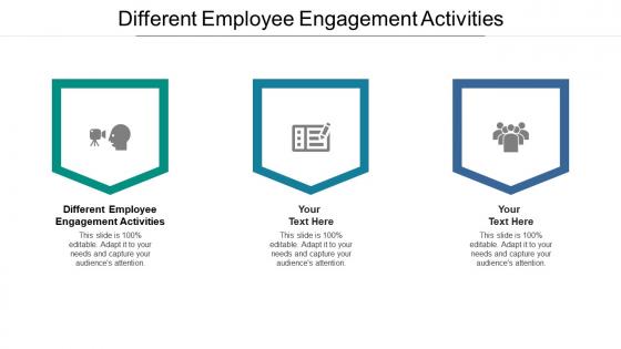 Different employee engagement activities ppt powerpoint presentation styles file cpb