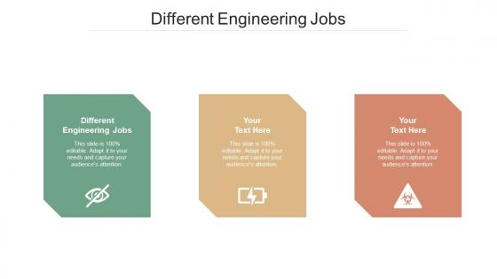 Different Engineering Jobs Ppt Powerpoint Presentation Pictures Example Cpb