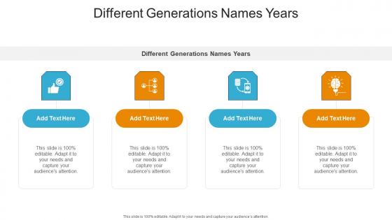 Different Generations Names Years In Powerpoint And Google Slides Cpb