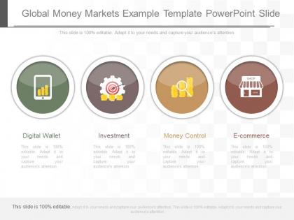 Different global money markets example template powerpoint slide