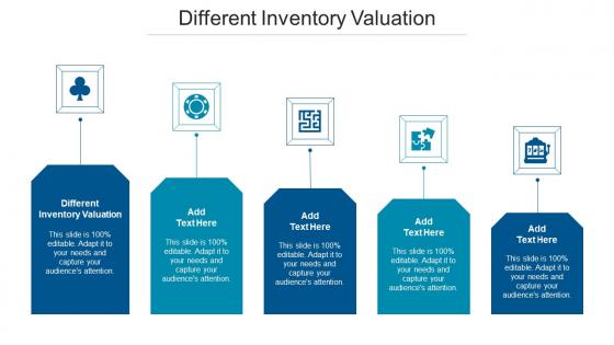 Different Inventory Valuation Ppt Powerpoint Presentation Gallery Slide Portrait Cpb