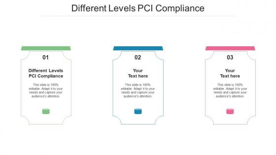 Different Levels Pci Compliance Ppt Powerpoint Presentation Inspiration Summary Cpb