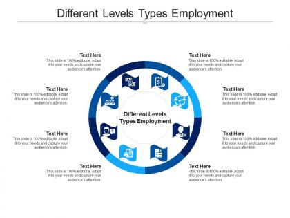 Different levels types employment ppt powerpoint presentation outline model cpb