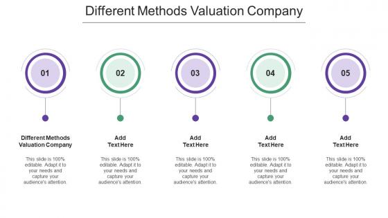 Different Methods Valuation Company In Powerpoint And Google Slides Cpb