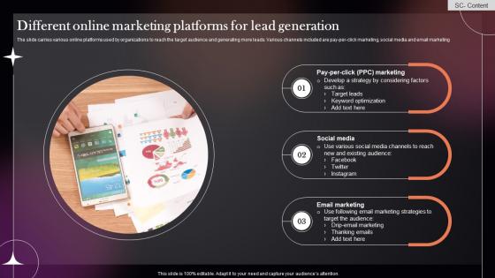 Different Online Marketing Platforms For Lead Generation