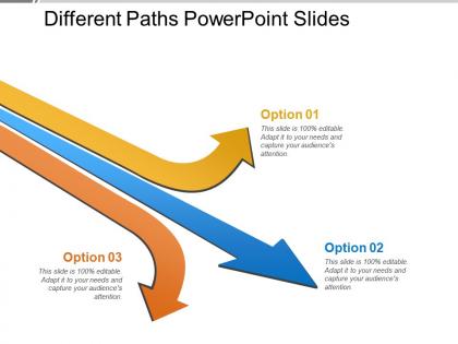 Different paths powerpoint slides