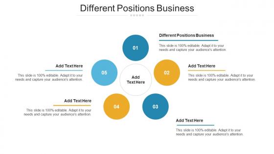 Different Positions Business Ppt Powerpoint Presentation Infographic Template Icon Cpb