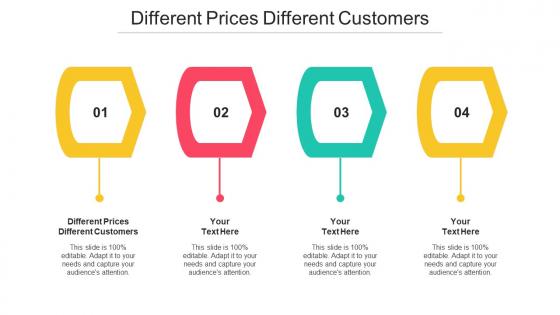 Different Prices Different Customers Ppt Powerpoint Presentation Icon Slideshow Cpb