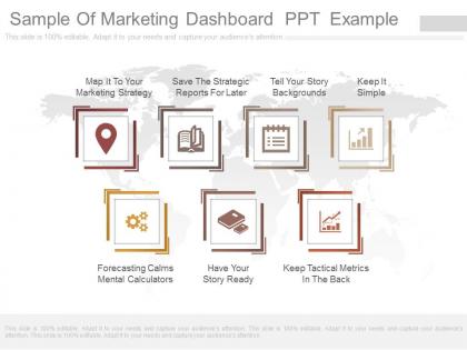 Different sample of marketing dashboard  ppt  example