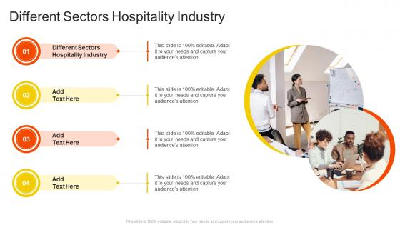 Different Sectors Hospitality Industry In Powerpoint And Google Slides Cpb