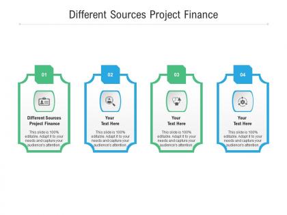 Different sources project finance ppt powerpoint presentation professional structure cpb