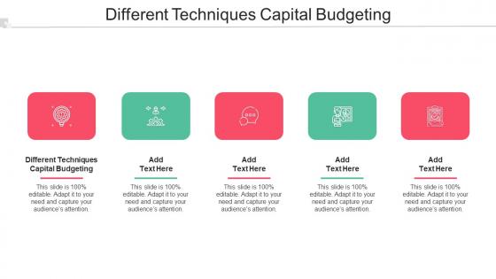 Different Techniques Capital Budgeting In Powerpoint And Google Slides Cpb