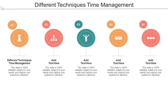 Different Techniques Time Management In Powerpoint And Google Slides Cpb
