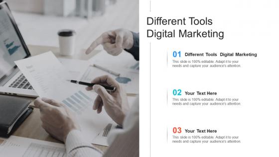 Different tools digital marketing ppt powerpoint presentation infographic template design cpb