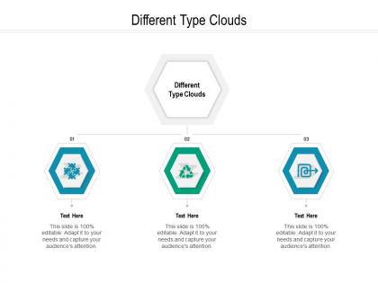 Different type clouds ppt powerpoint presentation pictures slideshow cpb
