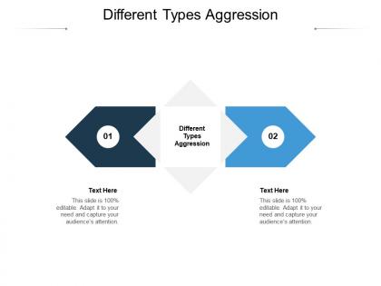 Different types aggression ppt powerpoint presentation professional infographics cpb