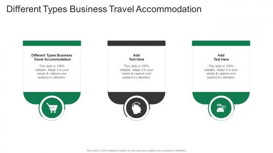 Different Types Business Travel Accommodation In Powerpoint And Google Slides Cpb