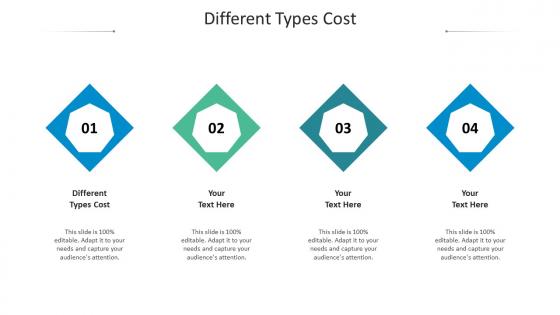 Different Types Cost Ppt Powerpoint Presentation Professional Graphics Download Cpb