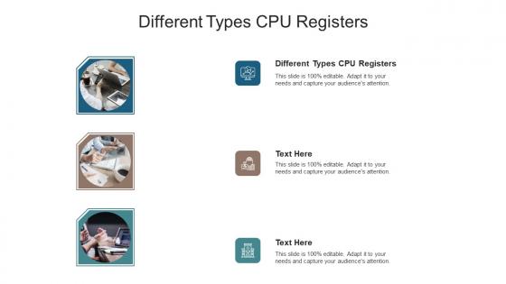 Different types cpu registers ppt powerpoint presentation icon example cpb