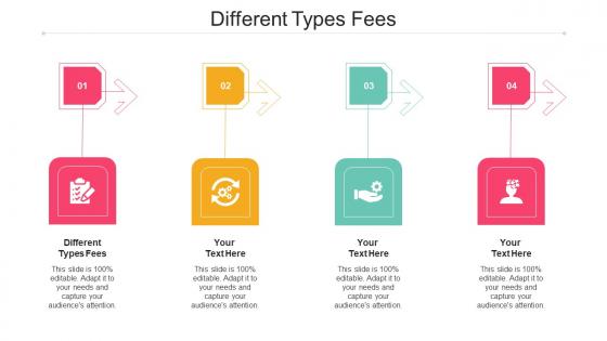 Different Types Fees Ppt Powerpoint Presentation Slides Pictures Cpb