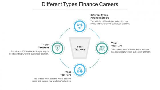 Different types finance careers ppt powerpoint presentation portfolio inspiration cpb