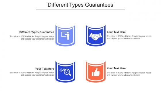 Different Types Guarantees Ppt Powerpoint Presentation Styles Diagrams Cpb