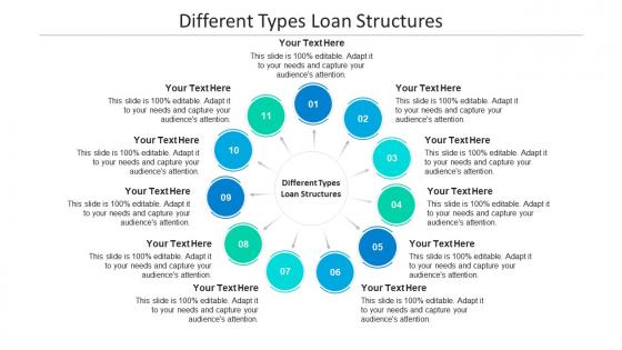 Different types loan structures ppt powerpoint presentation ideas graphics cpb