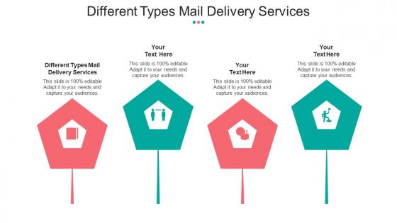 Different Types Mail Delivery Services Ppt Powerpoint Presentation Model Cpb