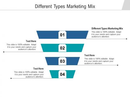Different types marketing mix ppt powerpoint presentation summary template cpb