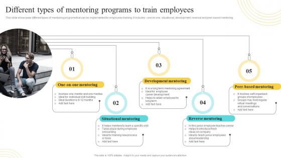 Different Types Of Mentoring Programs To Train Employees Developing And Implementing