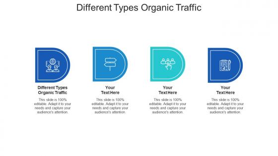 Different types organic traffic ppt powerpoint presentation professional deck cpb