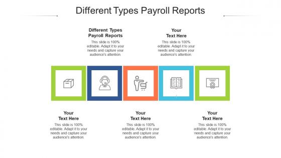 Different types payroll reports ppt powerpoint presentation show cpb