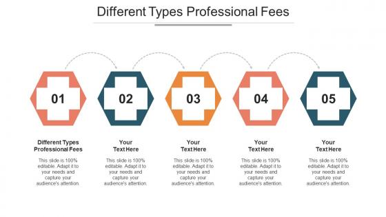 Different Types Professional Fees Ppt Powerpoint Presentation Layouts Show Cpb