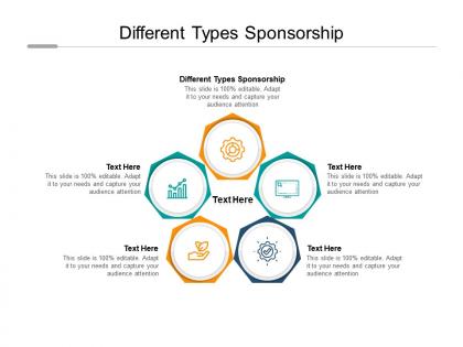 Different types sponsorship ppt powerpoint presentation professional clipart cpb