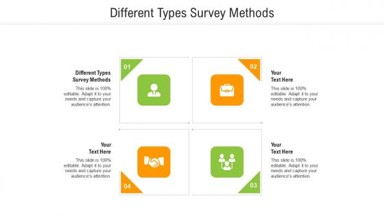 Different types survey methods ppt powerpoint presentation pictures icon cpb