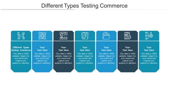Different types testing commerce ppt powerpoint presentation summary skills cpb