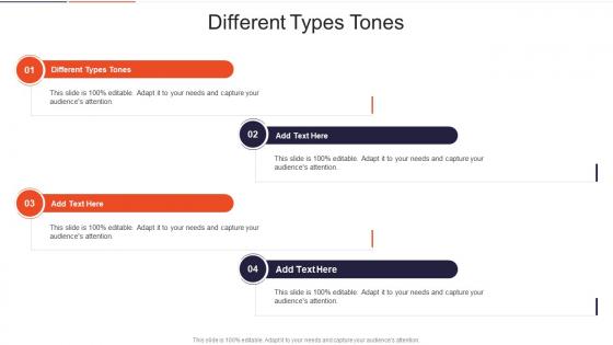 Different Types Tones In Powerpoint And Google Slides Cpb