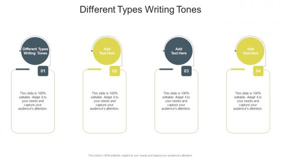 Different Types Writing Tones In Powerpoint And Google Slides Cpb